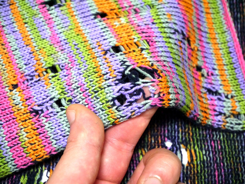 Illustration for article titled Making A Case For Intentional Stitch Glitches And Holey Knits
